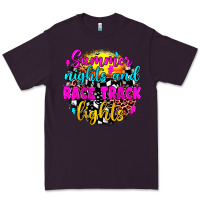 Plum summer nights and race track lights Premium Tee - JahusDesignShop