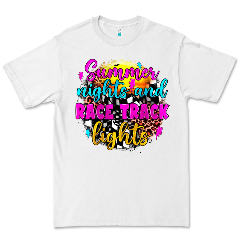 Summer Nights And Race Track Lights Premium Tee by JahusDesignShop | Teevron