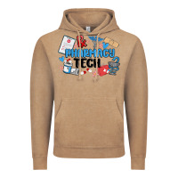 Vintage Coffee pharmacy tech Vintage Hoodie - MaliasSmallBusiness