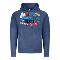 Vintage Denim pharmacy tech Vintage Hoodie - MaliasSmallBusiness