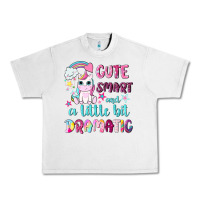 Lunar Rock cute smart and a little bit dramatic with unicorn Urban Heavy Tee - NancyCooperArtShop