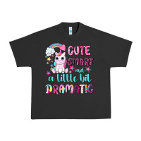 Pigment Black cute smart and a little bit dramatic with unicorn Urban Heavy Tee - NancyCooperArtShop