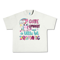 Pistachio cute smart and a little bit dramatic with unicorn Urban Heavy Tee - NancyCooperArtShop