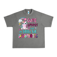 Tornado cute smart and a little bit dramatic with unicorn Urban Heavy Tee - NancyCooperArtShop