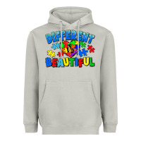 Moon Dust Different is beautiful Autism Heavyweight Hoodie - CowGirlArtShop