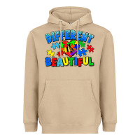 Mushroom Different is beautiful Autism Heavyweight Hoodie - CowGirlArtShop
