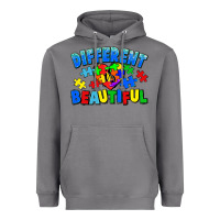 Storm Different is beautiful Autism Heavyweight Hoodie - CowGirlArtShop