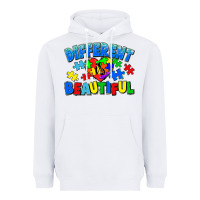 Different Is Beautiful Autism Heavyweight Hoodie | Teevron