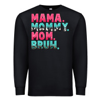 Black Mama Mommy Mom bruh Mother's Day Premium Sweatshirt - CowGirlArtShop