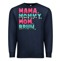 Navy Mama Mommy Mom bruh Mother's Day Premium Sweatshirt - CowGirlArtShop