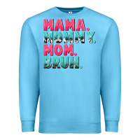 Ocean Blue Mama Mommy Mom bruh Mother's Day Premium Sweatshirt - CowGirlArtShop