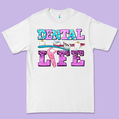 Dental Life With Teeth Premium Tee Designed By Adodesignshop