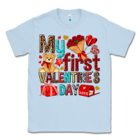 Dusty Blue my first valentines day Classic Tee - NancyCooperArtShop