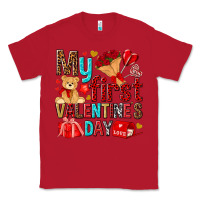 Red my first valentines day Classic Tee - NancyCooperArtShop