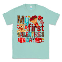 Seafoam my first valentines day Classic Tee - NancyCooperArtShop