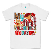 White my first valentines day Classic Tee - NancyCooperArtShop