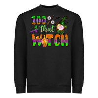 Black 100  that witch Heavyweight Sweatshirt - BundleAndBundleShop