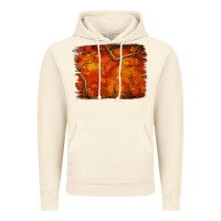 Vintage Artic orange hunter camouflage pattern brushstroke Vintage Hoodie - Jasminsmagicworld