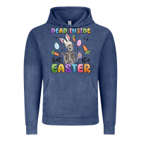 Vintage Denim dead inside but it's easter Vintage Hoodie - MaliasSmallBusiness
