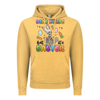 Vintage Mustard dead inside but it's easter Vintage Hoodie - MaliasSmallBusiness