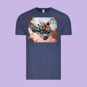 Born To Ride Dirty Bikes Vintage Tee Designed By Maliassmallbusiness