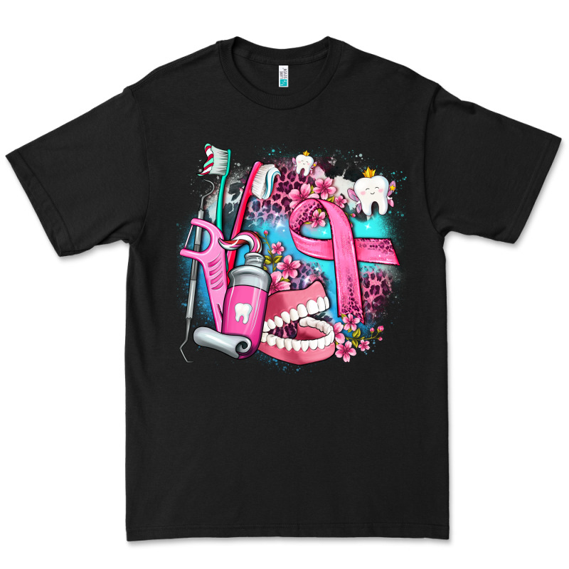 Dental Elements And Cancer With Cowhide And Leopard Premium Tee by AdoDesignShop | Teevron
