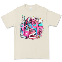 Bone dental elements and cancer with cowhide and leopard Premium Tee - AdoDesignShop