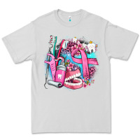 Dove Grey dental elements and cancer with cowhide and leopard Premium Tee - AdoDesignShop