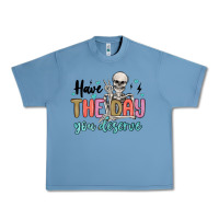 Pebble Blue have the day you deserve Urban Heavy Tee - MaliasSmallBusiness