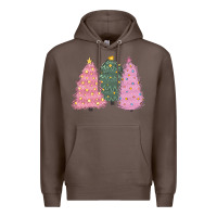 Coffee christmas trees Premium Hoodie - CowGirlArtShop