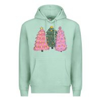 Seafoam christmas trees Premium Hoodie - CowGirlArtShop