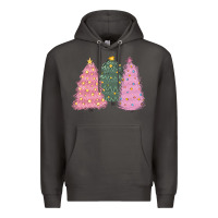Smoke christmas trees Premium Hoodie - CowGirlArtShop