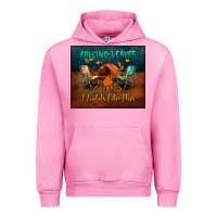 Fuchsia Pink falling leaves and nights like this mouse pad Urban Hoodie - BundleAndBundleShop