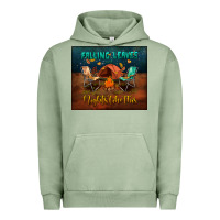 Pigment Oil Green falling leaves and nights like this mouse pad Urban Hoodie - BundleAndBundleShop