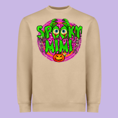 Spooky Mimi Heavyweight Sweatshirt Designed By Bundleandbundleshop