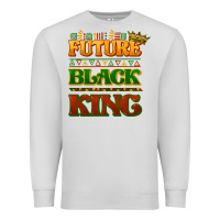 Dove Grey Future black king Premium Sweatshirt - HowdyJamesFarm