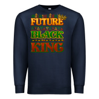 Navy Future black king Premium Sweatshirt - HowdyJamesFarm