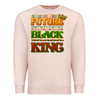 Pale Pink Future black king Premium Sweatshirt - HowdyJamesFarm