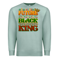 Seafoam Future black king Premium Sweatshirt - HowdyJamesFarm