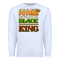 White Future black king Premium Sweatshirt - HowdyJamesFarm