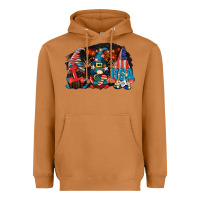 Meerkat i love usa gnomes 4th of july Heavyweight Hoodie - CowGirlArtShop