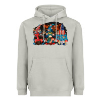Moon Dust i love usa gnomes 4th of july Heavyweight Hoodie - CowGirlArtShop