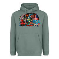 Sage i love usa gnomes 4th of july Heavyweight Hoodie - CowGirlArtShop