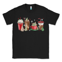 Black christmas tree cake and coffee cups Classic Tee - MaliasSmallBusiness
