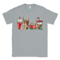 Heather Grey christmas tree cake and coffee cups Classic Tee - MaliasSmallBusiness