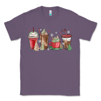Lavender christmas tree cake and coffee cups Classic Tee - MaliasSmallBusiness