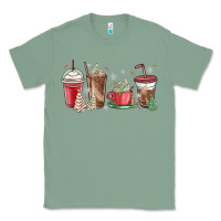 Sage christmas tree cake and coffee cups Classic Tee - MaliasSmallBusiness