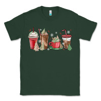 Sports Green christmas tree cake and coffee cups Classic Tee - MaliasSmallBusiness