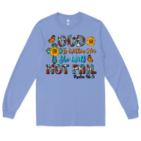 Colony Blue god is within her she will not fail Long Sleeve Tee - BundleAndBundleShop