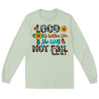 Matcha god is within her she will not fail Long Sleeve Tee - BundleAndBundleShop